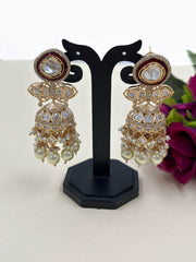 Kanishka Designer Bridal Polki Choker Necklace Set With Tikka | Choker Jewellery