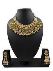 Avni Designer Hathi Design Wedding Temple Jewellery Necklace Set