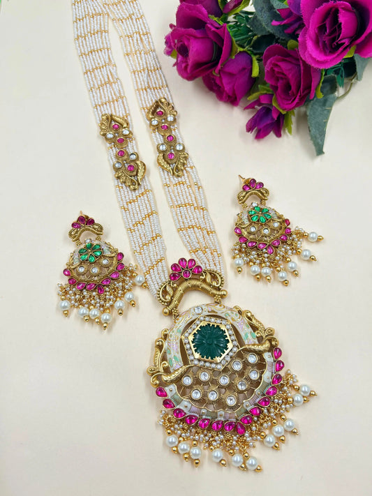 Traditional Artificial Long Indian Antique Jewellery For Women