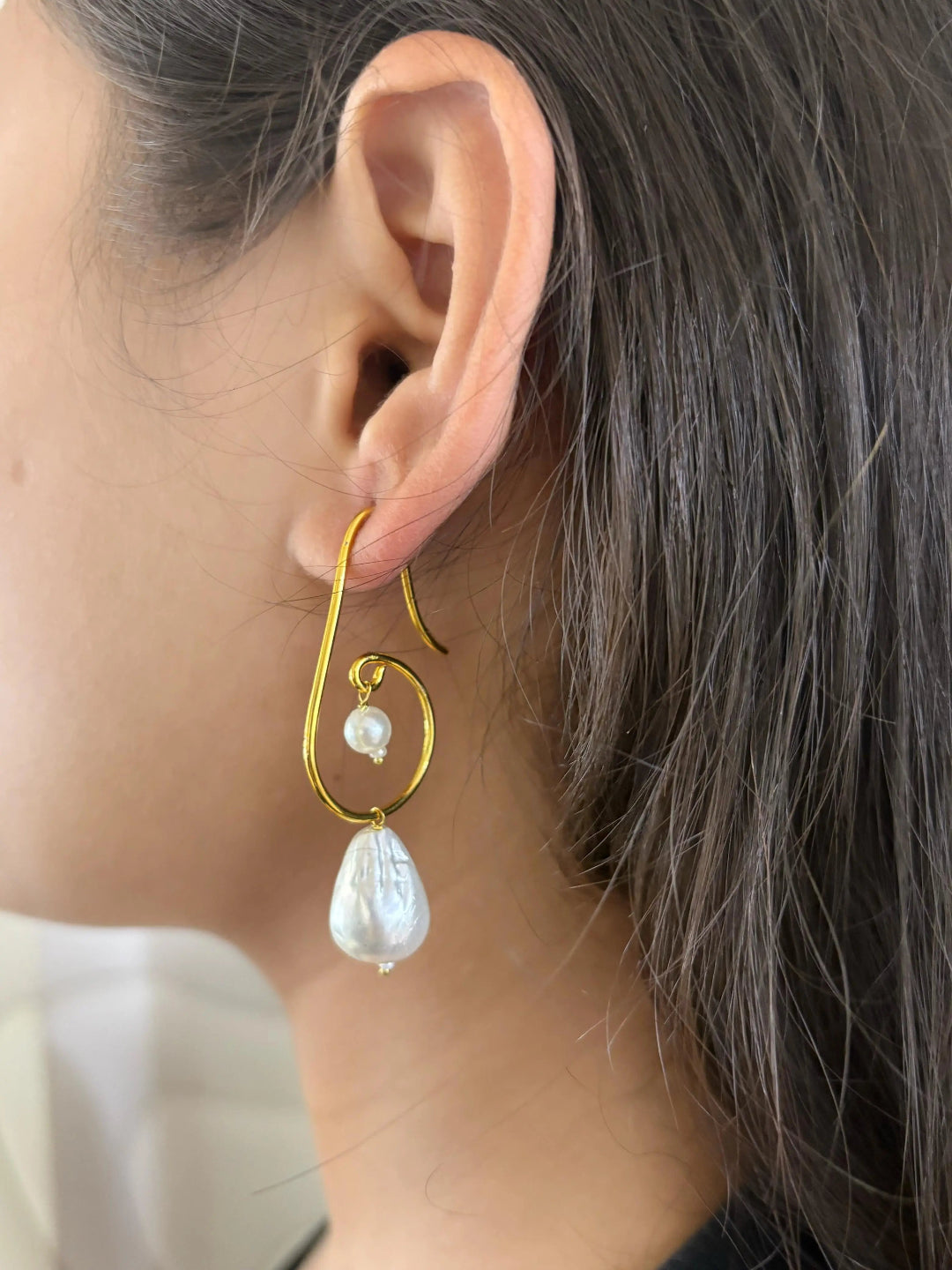 Elegant Pearl Drop Earrings For Ladies | Party Wear Pearl Earrings  For Ladies
