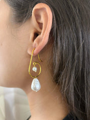 Elegant Pearl Drop Earrings For Ladies | Party Wear Pearl Earrings  For Ladies