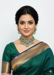 Shivika Antique Victorian Choker With Real Beads By Gehna Shop