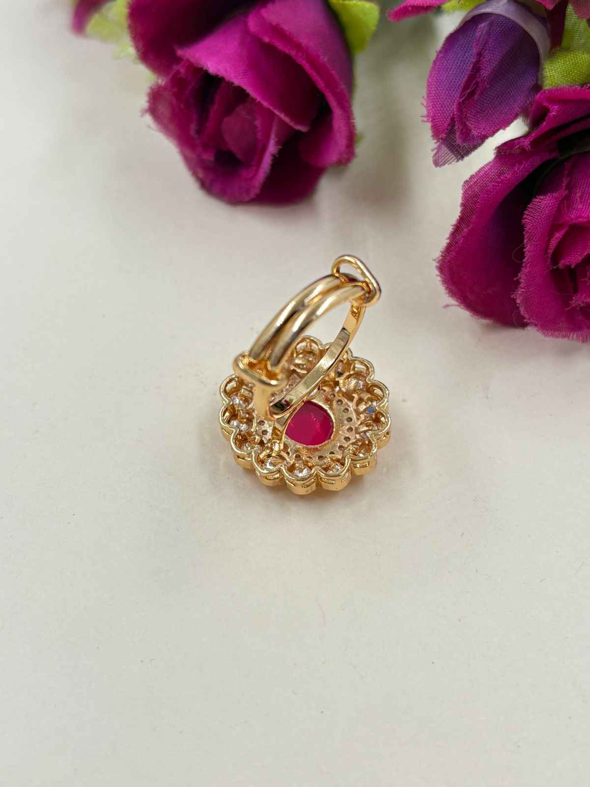 Traditional Adjustable Pary & Wedding Wear Kundan Ring For Women