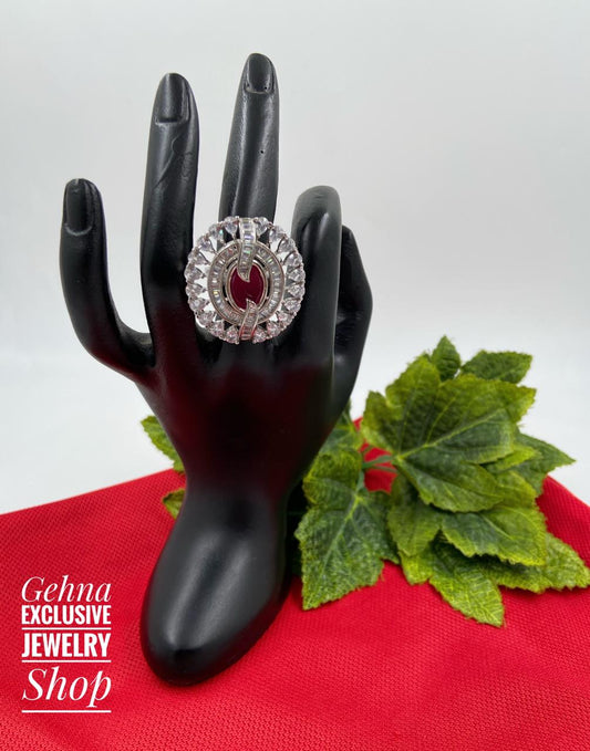Buy Latest Silver Finger Ring Design For Girl Online – Gehna Shop