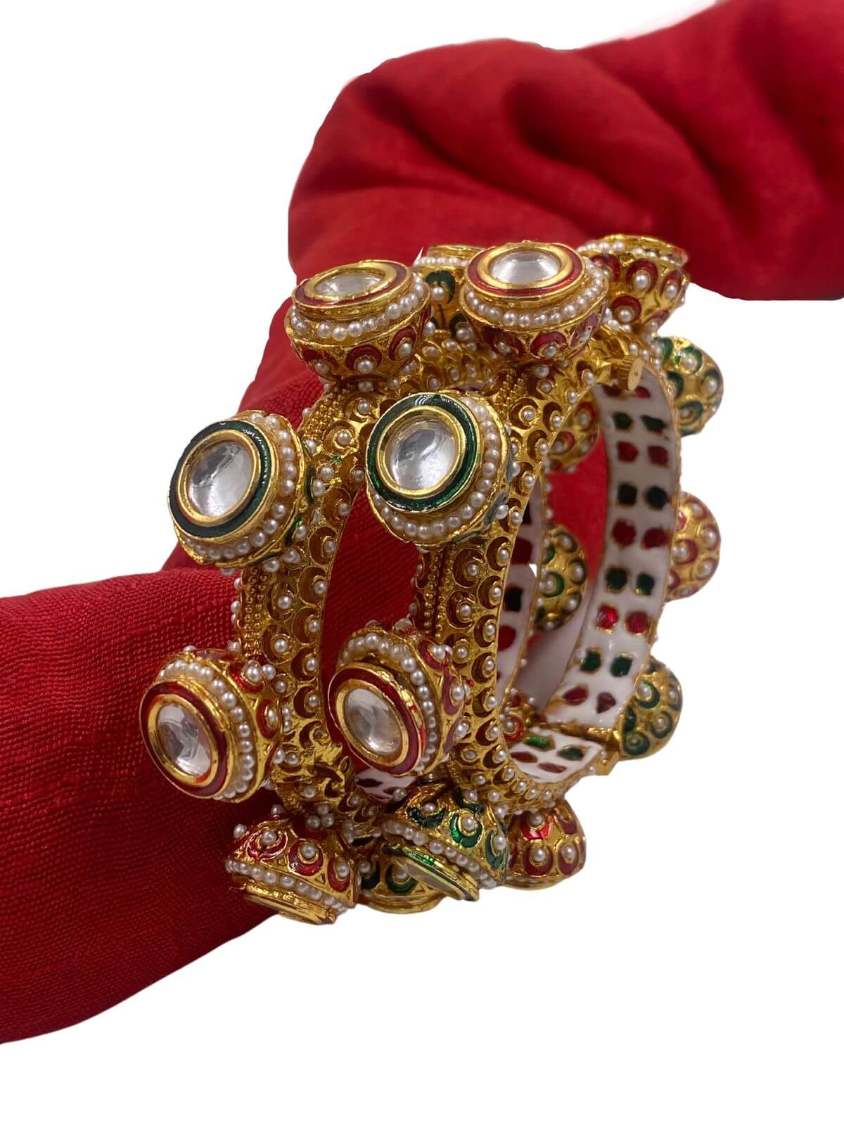 Beautiful Multi Color Meenakari Kundan Gokhru Pacheli Bangles | Wedding Bangles Bangles