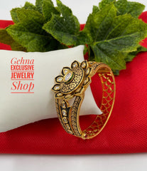 Designer Antique Black Kundan Bracelet For Women By Gehna Shop Bracelets