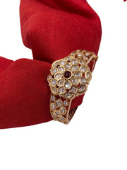 Designer Floral Design Kundan Bracelet For Women By Gehna Shop Bracelets