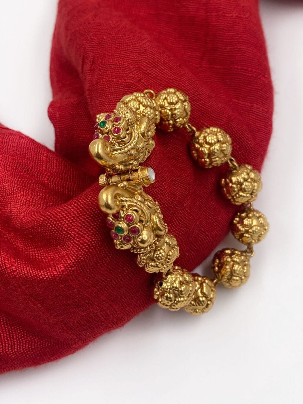 GK34 Traditional 4 Knot Gold Elephant Hair Bracelet – Just Elephant