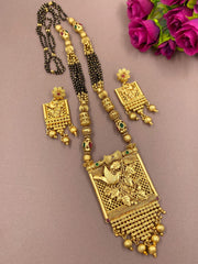Designer Gold Plated Long Mangalsutra For Women By Gehna Shop Mangalsutras