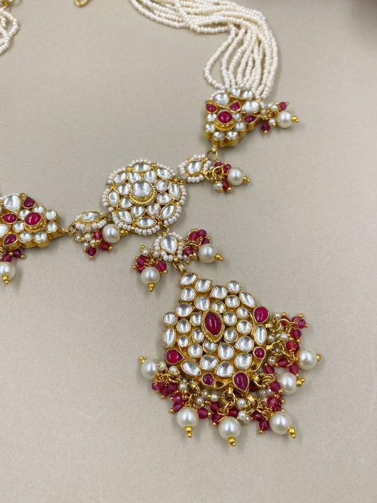Designer Handcrafted Jadau Sheeshphool For Women By Gehna Shop Kundan Necklace Sets