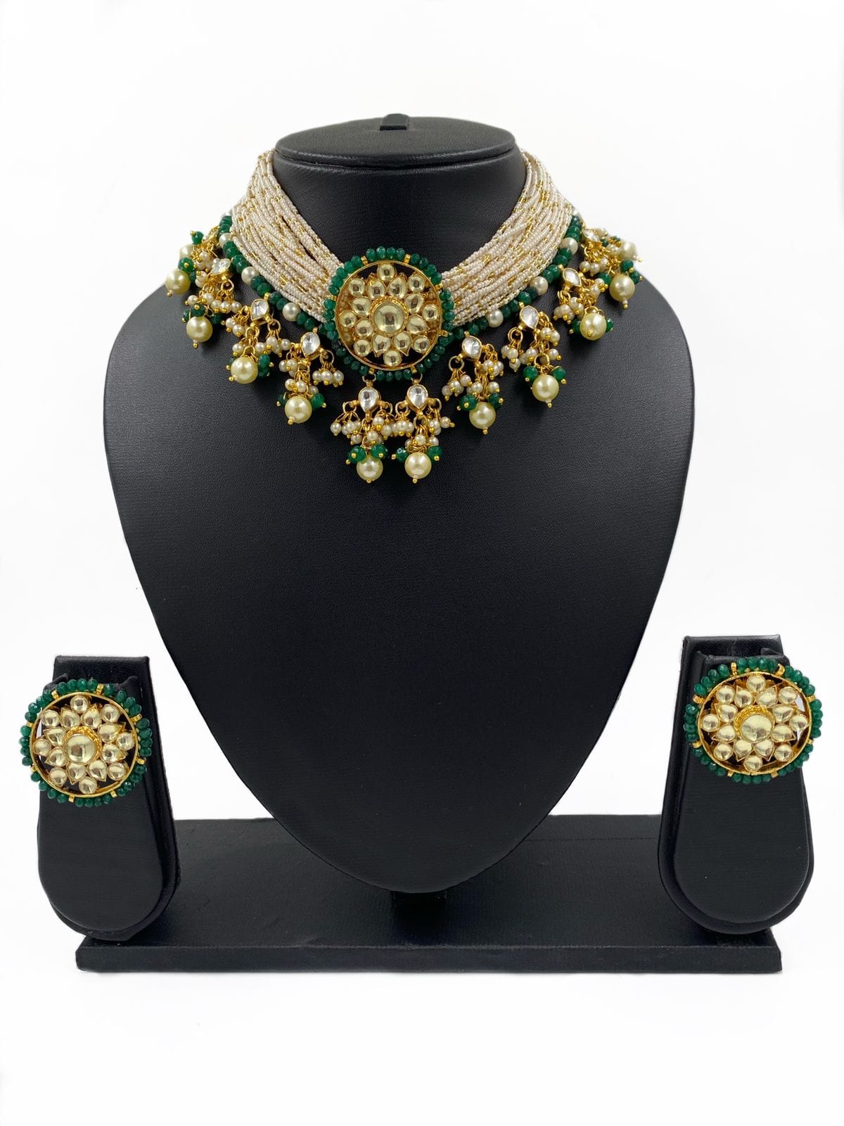 Designer Handcrafted Kundan Choker Necklace Set For Weddings By Gehna Shop Choker Necklace Set