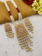Designer Long Kundan Party Necklace Set For Woman Online By Gehna Shop Kundan Necklace Sets