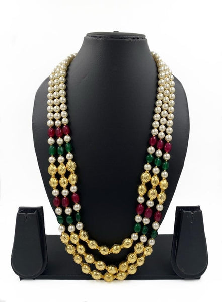 Pearl mala for men sales
