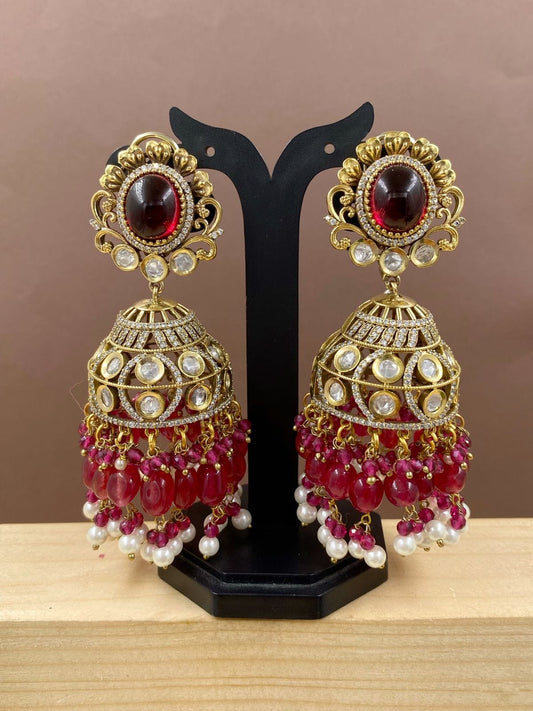 Buy Rainvas Silver Oxidised Round Jhumka Earrings Online on Brown Living |  Womens earrings