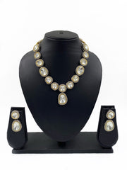 Designer Victorian Polki Kundan Necklace For Weddings By Gehna Shop Victorian Necklace Sets
