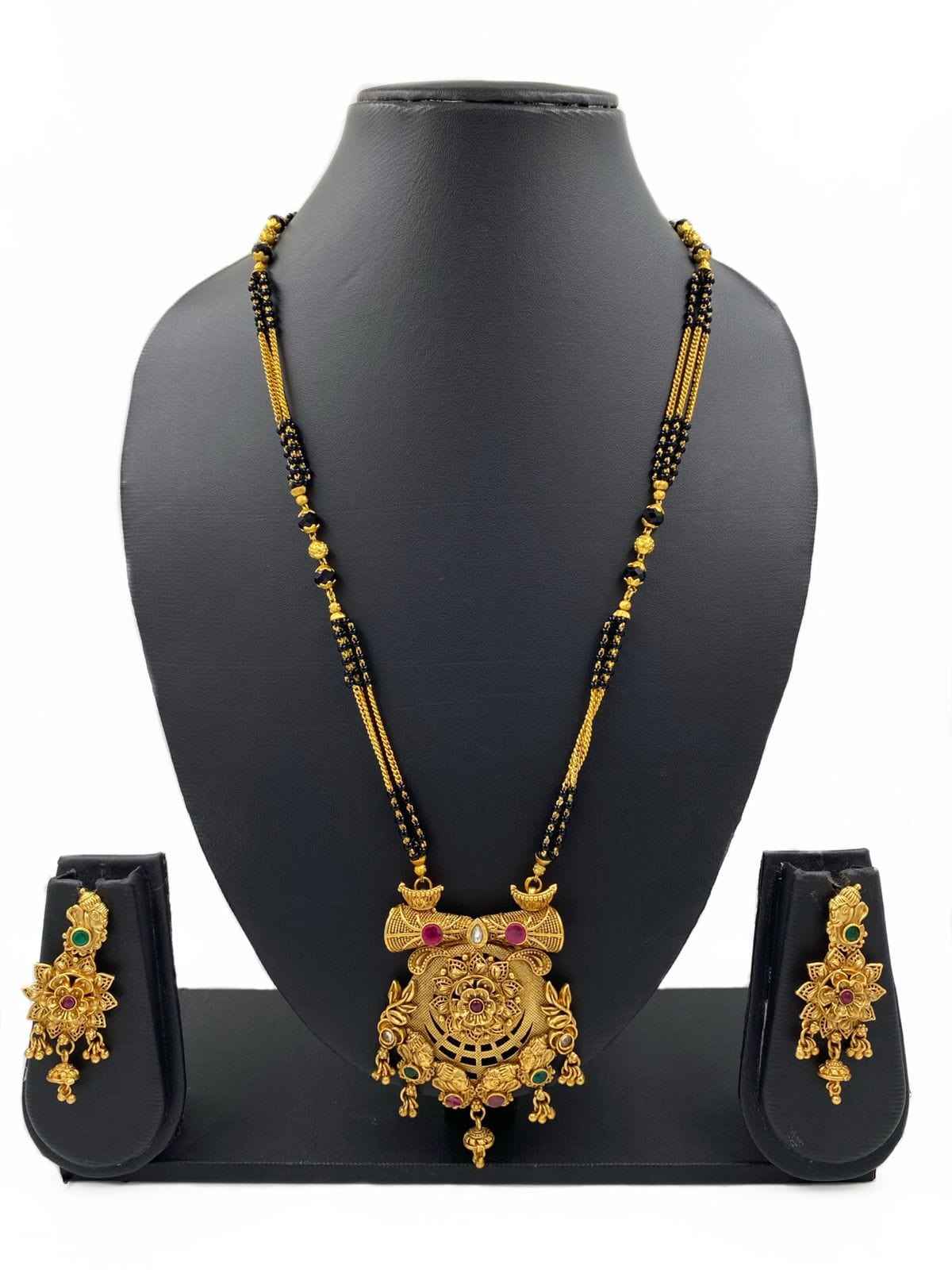 Buy New Fancy Gold Mangalsutra For Women Online – Gehna Shop