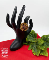 Fancy Golden Finger Ring For Ladies By Gehna Shop Finger rings