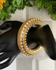 Gold Plated Jadau Meenakari Bangles Traditionally Handcrafted For Females By Gehna Shop Bracelets