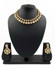 Gold Plated Kundan Necklace Set For Weddings Parties By Gehna Shop Kundan Necklace Sets