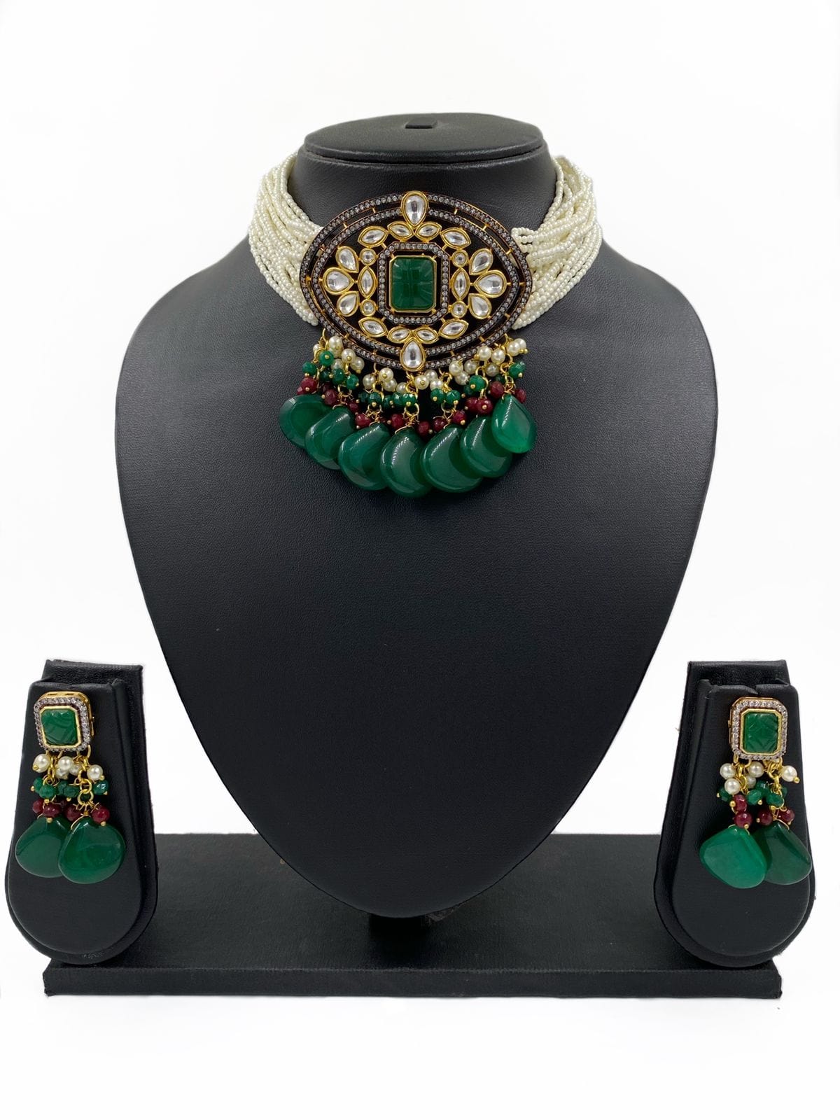 Handcrafted Designer Choker Necklace Set For Women By Gehna Shop Choker Necklace Set