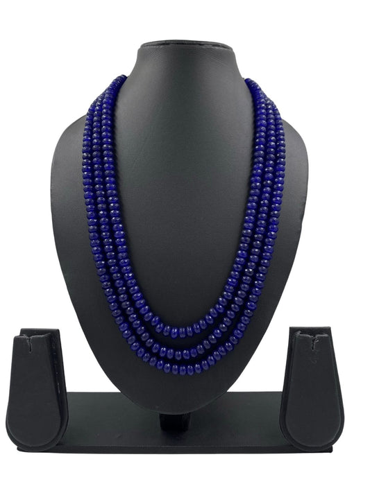 Buy Dark Blue Necklaces & Pendants for Women by PUJVI Online | Ajio.com
