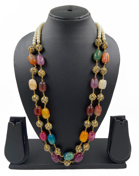 Marvels in Multi color Gemstone Necklace – Deara Fashion Accessories