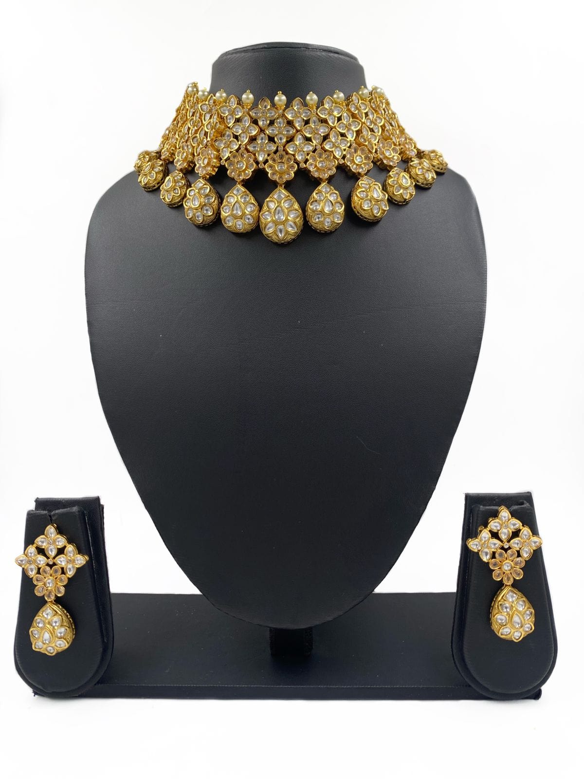 High Quality Bridal Kundan Choker Necklace Set By Gehna Shop Bridal Necklace Sets