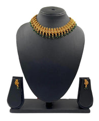 Inaya Golden Necklace set For Women By Gehna Shop Antique Golden Necklace Sets