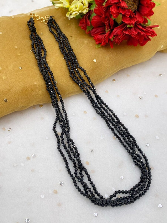 Black Bead Necklace - Buy Black Bead Necklace online in India