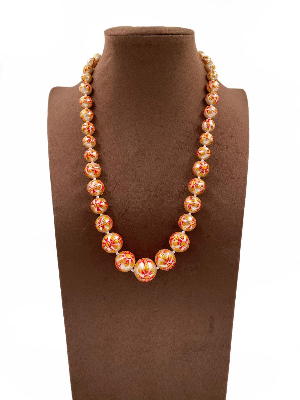 Royal Real Off White Shell Pearls Necklace For Women By Gehna Shop Beads Jewellery