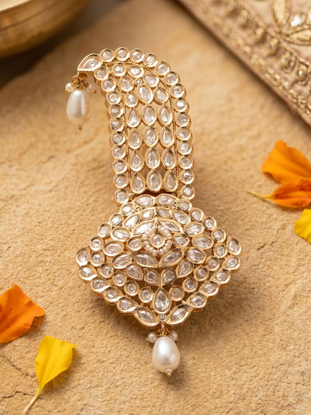 Designer Kundan Kalangi For Groom | Royal Safa Kalgi For Turban
