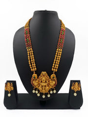 South Indian Goddess Lakshmi Temple Jewelry Set For Women By Gehna Shop Temple Necklace Sets