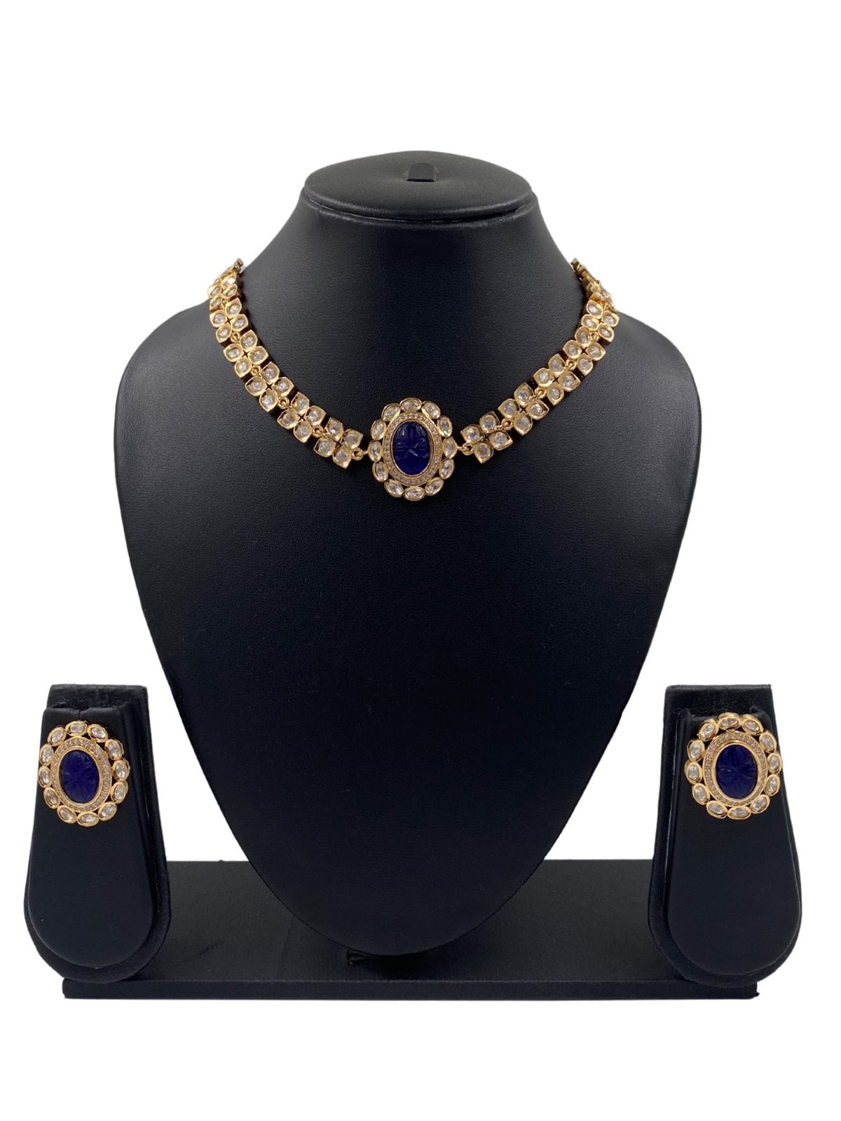 Suhani Designer Polki Choker Jewellery Set By Gehna Shop Choker Necklace Set