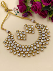 Tanisha Heavy Quality Kundan Necklace Set For Weddings By Gehna Shop Bridal Necklace Sets
