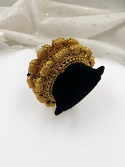 Traditional Gold Plated Antique Golden Elephant Bangles By Gehna Shop Antique Golden Bangles