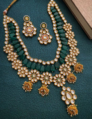 Traditional Gold Plated Heavy Kundan Bridal Jewellery By Gehna Shop Bridal Necklace Sets