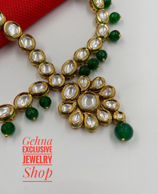 Traditional Gold Plated Kundan Matha Patti For Brides Matha Patti