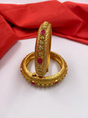 Traditional New Golden Bangles For Women By Shop Gehna Antique Golden Bangles