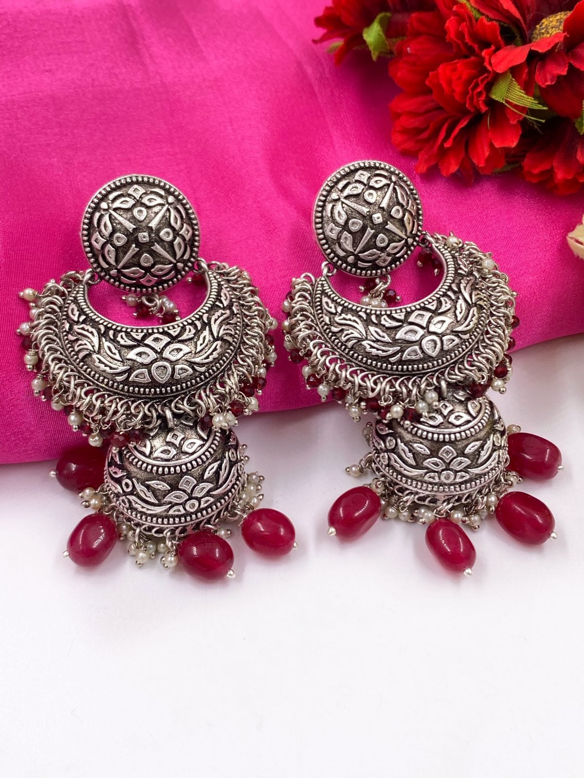 Dws Female 925 Fine Sterling Silver Leaf Design Dangle Earring., Size: 16 X  38, 1.26 at Rs 490/pair in Jaipur