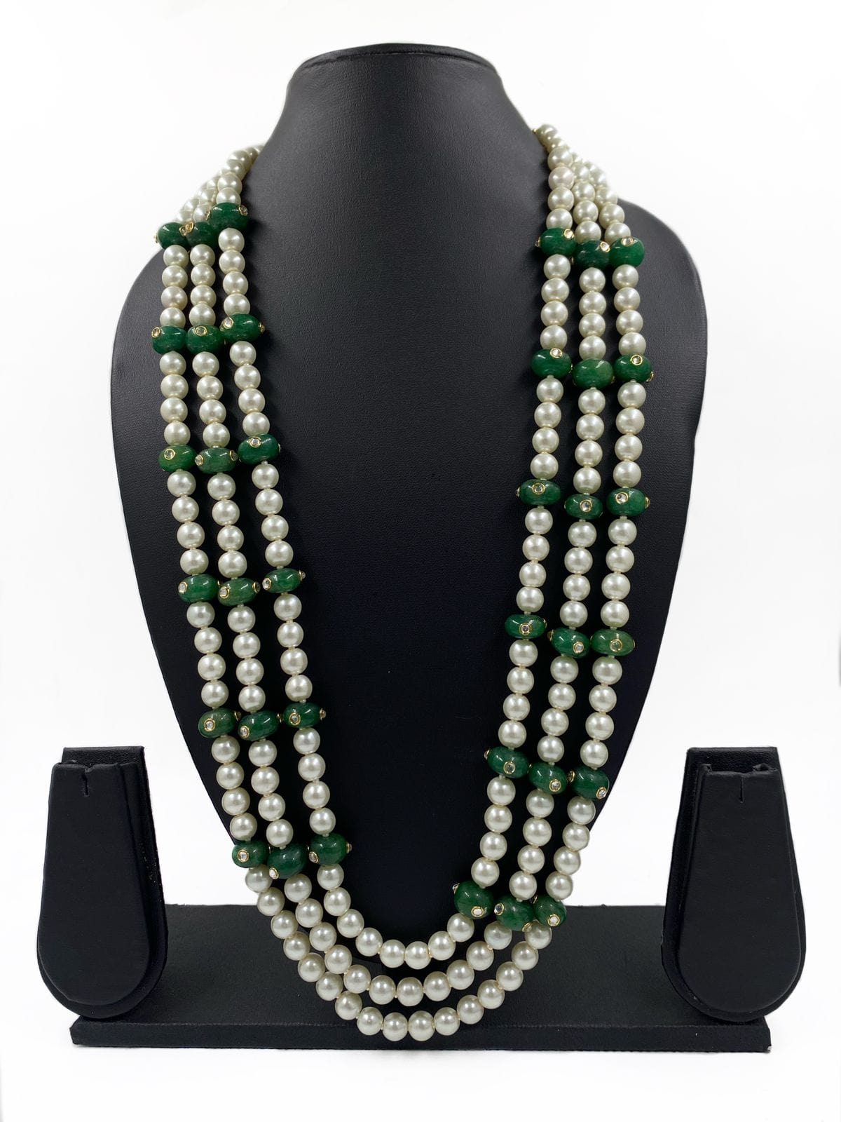 Buy quality 3 Line Cream Sea Water Cultured Pearls Necklace JPM0005 in  Hyderabad
